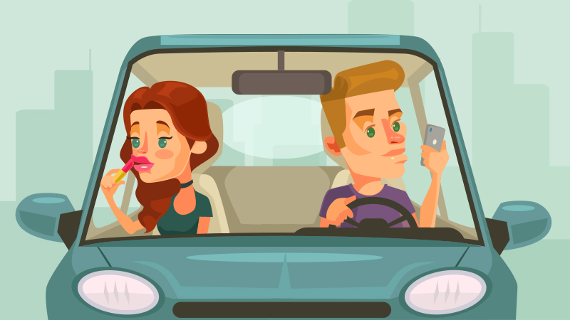 distracted driver