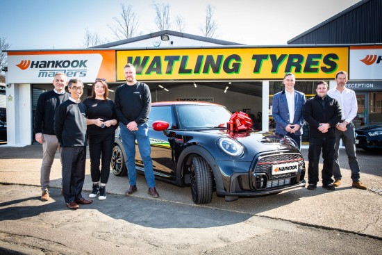 Customer Wins Hankook Competition at Watling Tyres Redhill Garage